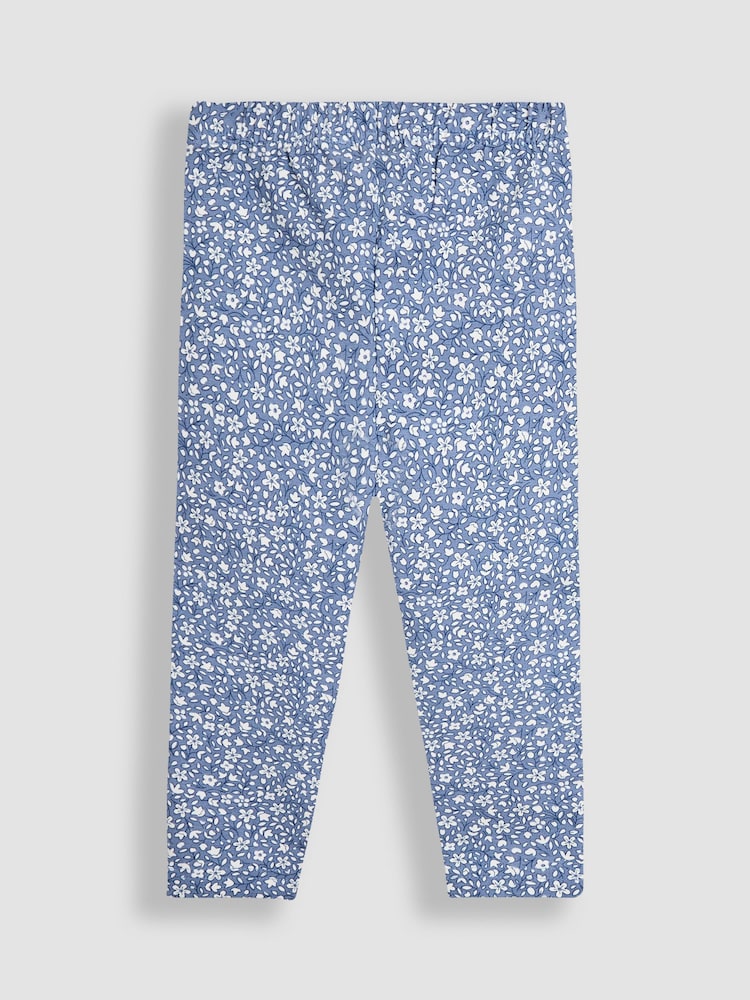 Albastru întunecat - Colanți cu Floral de 2 Pachet și floricele JoJo Maman Bébé - Image 3 of 5