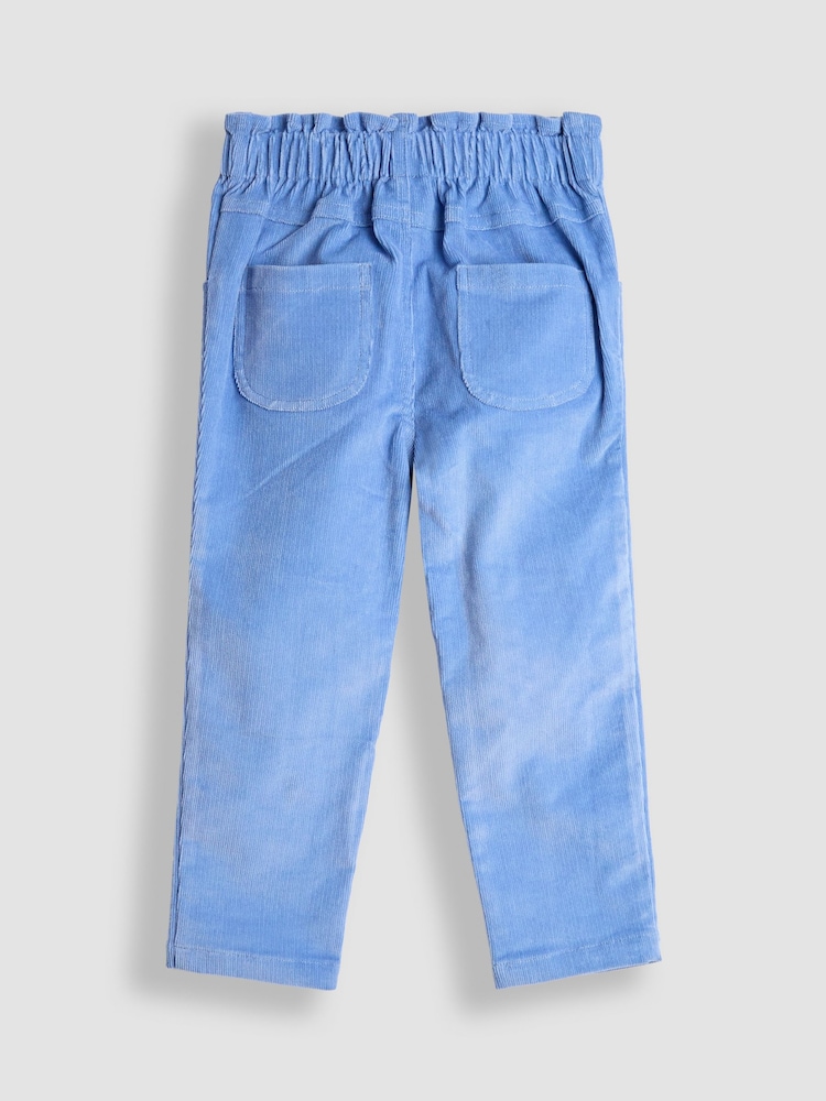 JoJo Maman Bébé Blue Cord Trousers - Image 2 of 3 JoJo Maman Bébé Blue Cord Trousers - Image 2 of 3