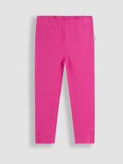 JoJo Maman Bébé Pink 2-Pack Ditsy Floral Leggings - Image 2 of 7