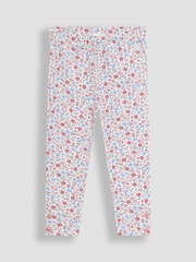Hellrosa - JoJo Maman Bébé 2-Pack Classic Floral Leggings - Bild 2 von 5