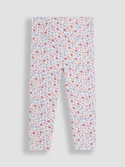Hellrosa - JoJo Maman Bébé 2-Pack Classic Floral Leggings - Bild 3 von 5