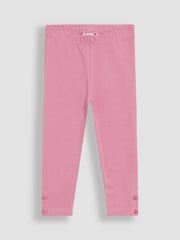 Hellrosa - JoJo Maman Bébé 2-Pack Classic Floral Leggings - Bild 4 von 5