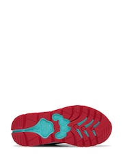 Negro y azul - Clarks Kids Wide Fit Bright Selva Hero Shoes - Imagen 7 de 8