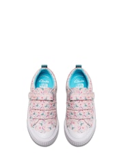 Clarks Kids Wide Fit Foxing Canvas Trainers - Imagen 5 de 7