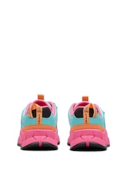 Azul Rosa - Clarks Kids Wide Fit Bright Selva Hero Shoes - Imagen 6 de 8