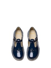 Mornarsko modra - Otroški čevlji Clarks Leather Joyful Skip - Slika 5 iz 6
