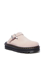 Dr. Martens Pink Zebzag Leather Mules - Image 1 of 6