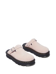 Dr. Martens Pink Zebzag Leather Mules - Image 2 of 6