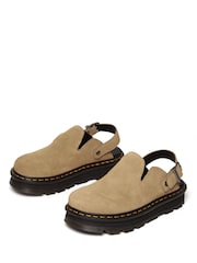 Dr. Martens Cream Zebzag Leather Shoes - Image 3 of 6