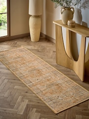 Honey Yellow Washable Emporium Oriental Runner - Image 1 of 5