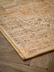 Honey Yellow Washable Emporium Oriental Runner - Image 2 of 5