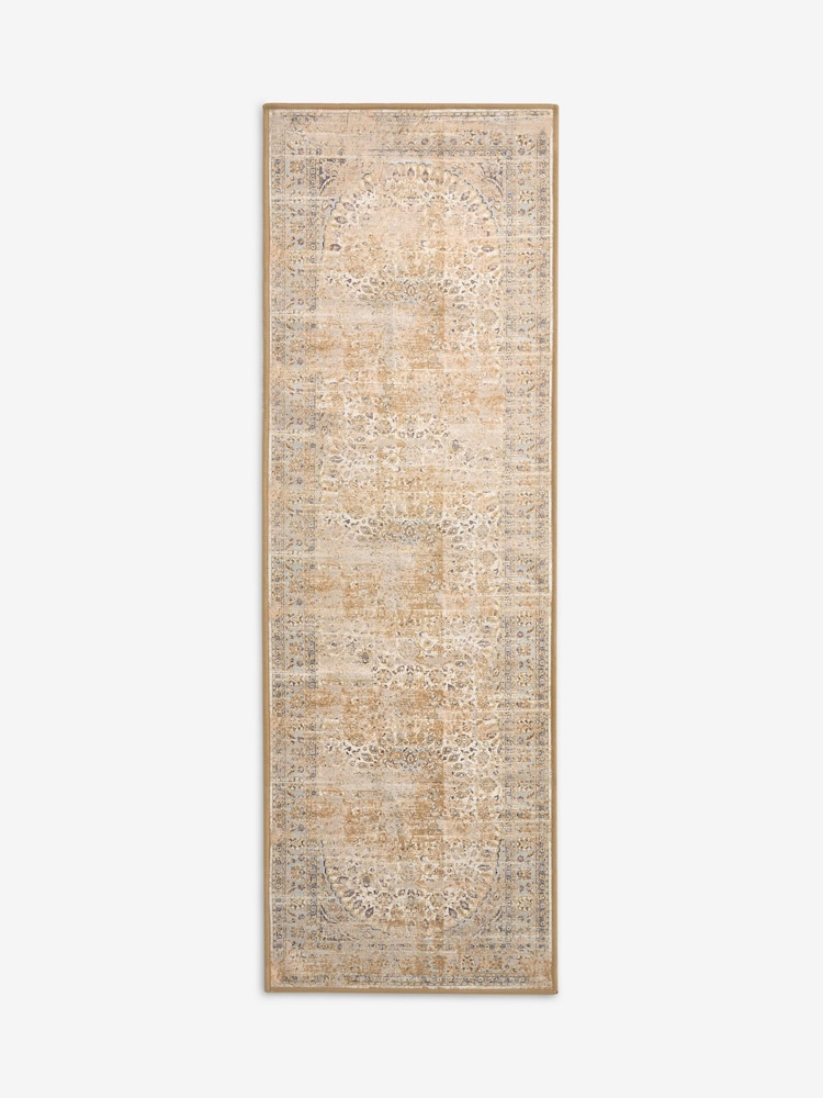 Honey Yellow Washable Emporium Oriental Runner - Image 5 of 5 Honey Yellow Washable Emporium Oriental Runner - Image 5 of 5