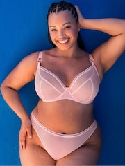 Розовый бюстгальтер с глубоким вырезом Curvy Kate Lifestyle - Изображение 6 из 7