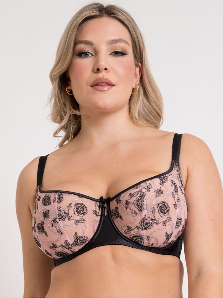 Curvy Kate Scantilly Entwined Balcony Black Bra - Imagem 2 de 6