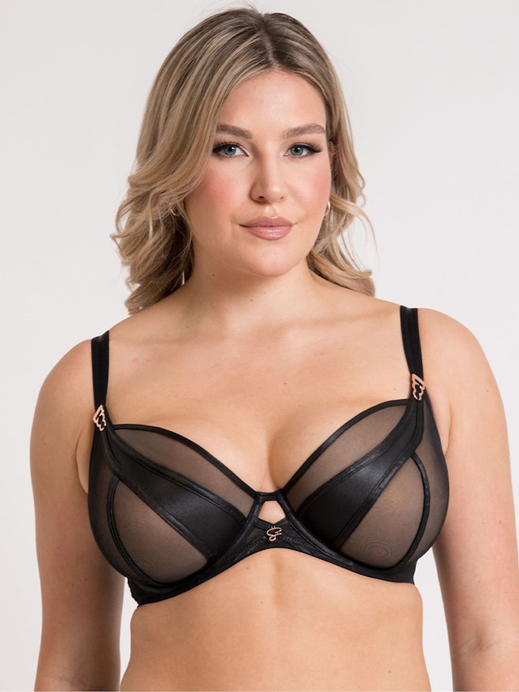 Curvy Kate Scantilly Suspense Plunge Black Bra - Imagem 1 de 5
