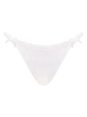 Curvy Kate Floral Print Tanga White Knickers - Image 5 of 5
