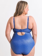 Curvy Kate Sapphire Seas Bandeau Strapless Multiway Swimsuit - Image 2 of 8