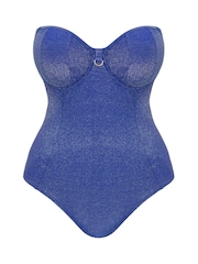 Curvy Kate Sapphire Seas Bandeau Strapless Multiway Swimsuit - Image 7 of 8