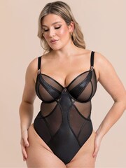 Curvy Kate Scantilly Suspense Plunge Black Bodysuit - Bild 2 von 7