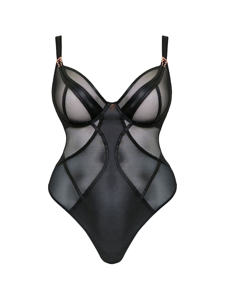 Curvy Kate Scantilly Suspense Plunge Black Bodysuit - Bild 7 von 7