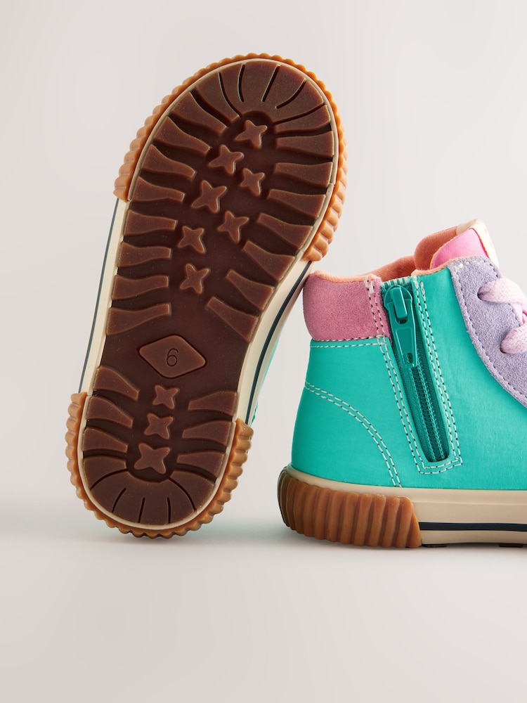Multi Bright Star High Top Trainers - Image 5 of 5