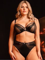 Curvy Kate Scantilly Suspense High Waist Black Briefs - Image 1 of 5