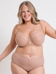Curvy Kate Victory Short Latte Nude Briefs - Image 1 of 5
