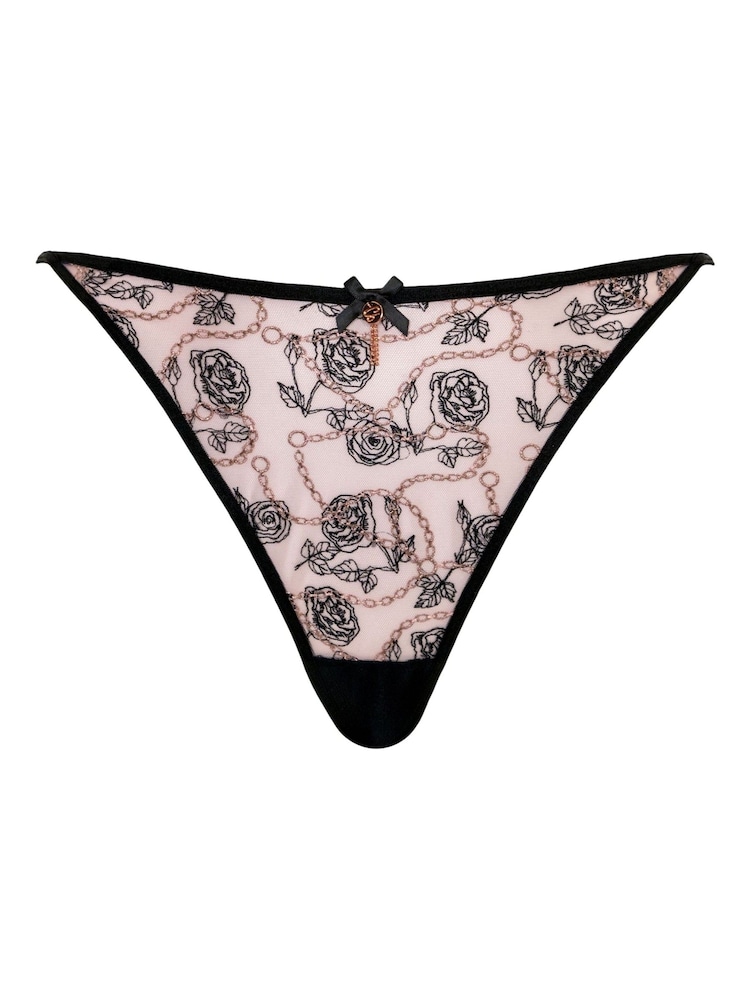 Curvy Kate Scantilly Entwined Tanga Black Knickers - Bild 6 von 6