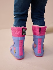 Purple Thinsulate Lined Cuff Wellies - Image 2 of 9