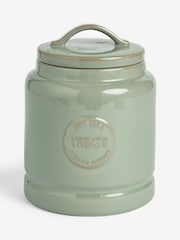 Sage Green Country Badge Treat Storage Jar - Image 1 of 1