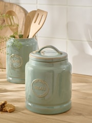 Sage Green Country Badge Treat Storage Jar - Image 2 of 4