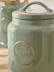 Sage Green Country Badge Treat Storage Jar - Image 3 of 4