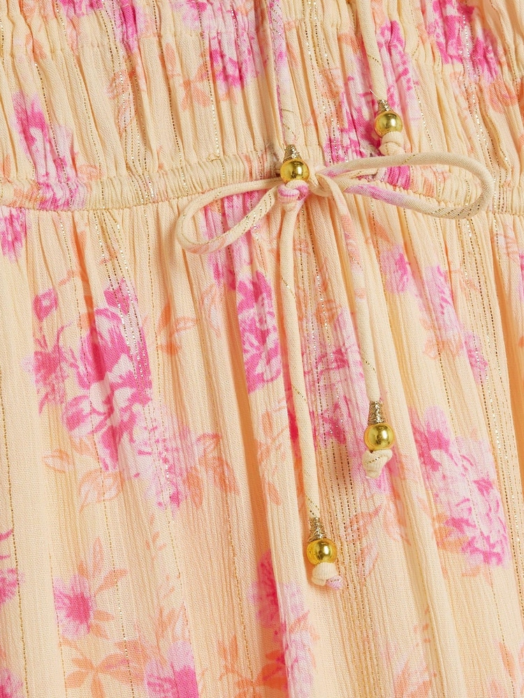 River Island Yellow Floral Ditsy Tiered Maxi Dress - Image 6 of 6