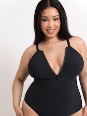 Curvy Kate Zip Tide Non-Wired Multiway Black Swimsuit - Image 4 of 10