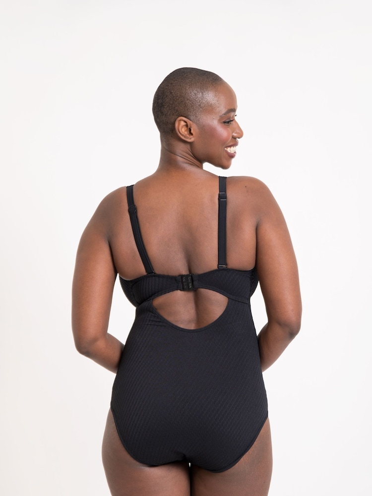 Curvy Kate Jet Set Multiway Plunge Black Swimsuit - Image 4 of 7