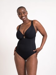 Curvy Kate Jet Set Multiway Plunge Black Swimsuit - Image 5 of 7