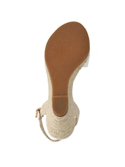 Pavers White Buckled Wedge-Heel Espadrilles - Image 5 of 5