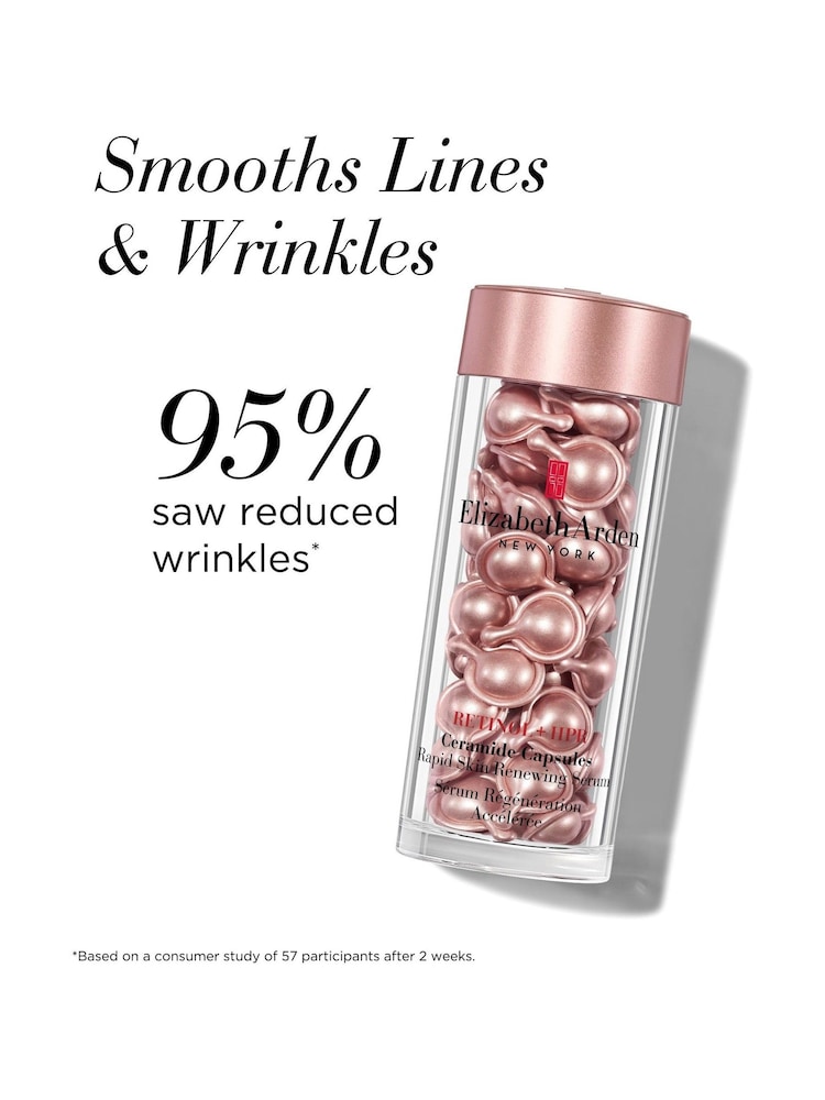 Elizabeth Arden Retinol + HPR Ceramide Smooth Repair Firm 60 Capsules Gift Set - Image 2 of 5