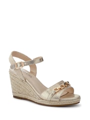 Dorado - Pavers Buckled Wedge-Heel Espadrilles - Imagen 2 de 5
