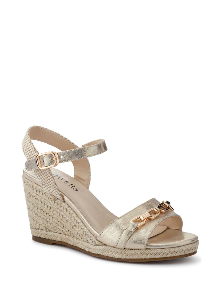 Dorado - Pavers Buckled Wedge-Heel Espadrilles - Imagen 2 de 5