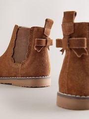 Tan Brown Wide Fit (G) Chelsea Ankle Boots - Image 3 of 5