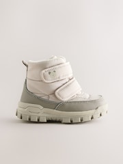 Neutral Waterproof Touch Fastening Quilted Boots - Image 2 of 5