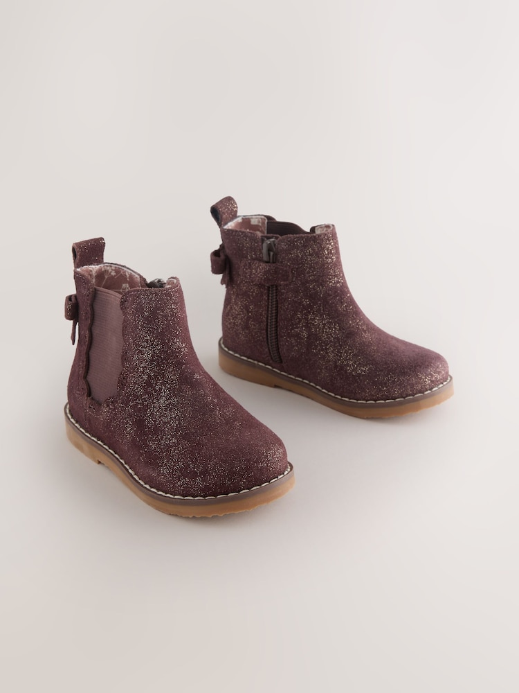 Brown Wide Fit (G) Chelsea Ankle Boots - Image 1 of 5