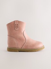 Pink Ankle Western Boots - Image 2 of 5