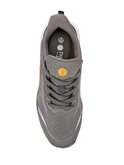 Pavers Grey Wide Fit Memory Foam Trainers - Image 4 of 5