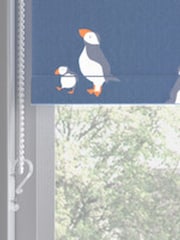Blue Puffin Print Made to Measure Roller Blind - Image 6 of 6