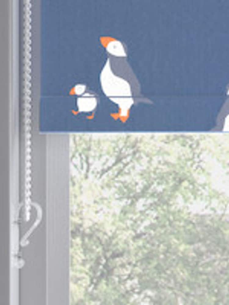 Blue Puffin Print Made to Measure Roller Blind - Image 6 of 6
