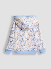 JoJo Maman Bébé Blue Light Appliqué Reversible Hoodie - Image 5 of 9