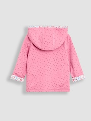 JoJo Maman Bébé Pink Appliqué Reversible Hoodie - Image 3 of 7