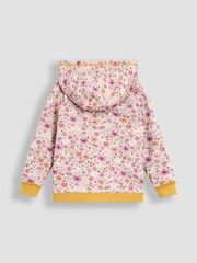 JoJo Maman Bébé Yellow Appliqué Reversible Hoodie - Image 4 of 7